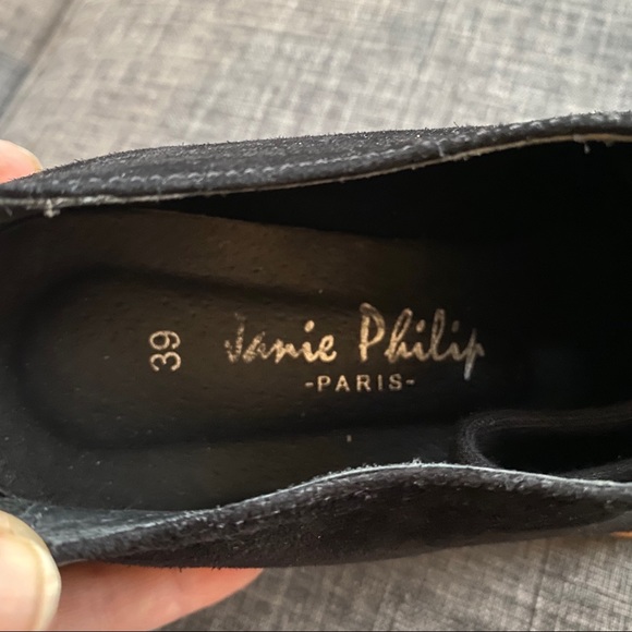 JAMIE PHILIP Paris women’s suede loafers shoe - Picture 8 of 9